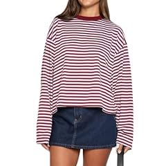 Drop Shoulder Pink Red