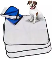 Kit 3 tapetes higiênicos laváveis premium - Alta absorção