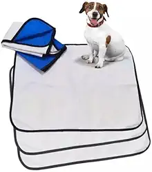 Kit 3 tapetes higiênicos laváveis premium - Alta absorção