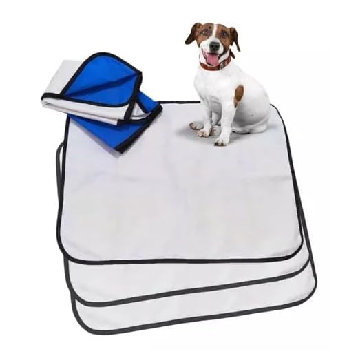 Kit 3 tapetes higiênicos laváveis premium - Alta absorção