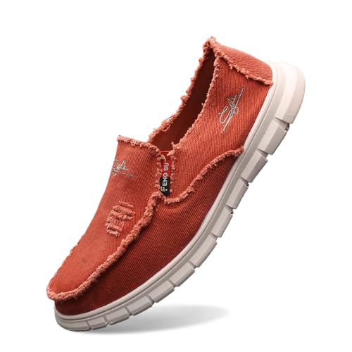 2026 Chaussures à enfiler pour femme, chaussures en toile, chaussures de loisirs en plein air, baskets confortables et légères en toile, chaussures jaunes...