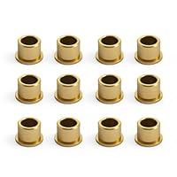NICECNC Vordere A-Lenkerbuchsen, Bronze, Ober- und Unterteile, Compatible with Yamaha Banshee 350 1987–2006, Blaster 200 1988–2006, Raptor 700 2006–2018, Siehe Ausstattung, 12 Stück