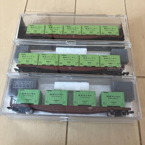 KATO JNR Koki 7322 Koki 25724 wagon plat fret japonais train HO