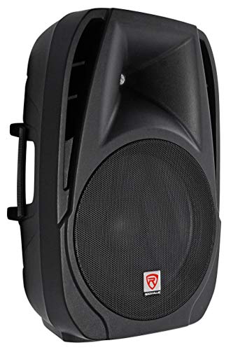 Image of Rockville RPG2X15 Bundle: (2) 15 in Passive PA Speakers, 8-Channel Powered Mixer, Bluetooth, USB /SD, (2) Tripod Stands, (2) Wired Microphones, (2) 10 ft Speaker Cables, 9-Items