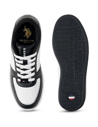 Image of U.S. Polo ASSN. Rein 2.0 Black Sneakers Shoes with Premium Upper