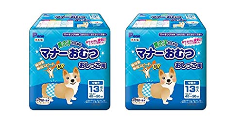 P.one ���q�� �j�̎q�̂��߂̃}�i�[���ނ� ���������p ���^�� 13��×2�Z�b�g