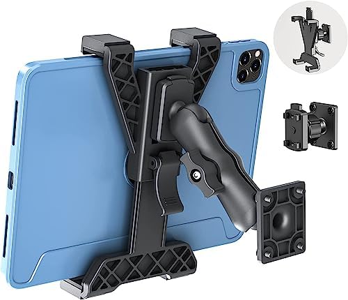 XWXELEC Heavy Duty Drill Base Tablet car Mount, Dashboard and Wall Holder 360 Degree Rotation, for iPad Series/(All 7" - 11.5") Tablets, Desks/Cars/Great for Wall or Truck/Commercial Vehicles Dash