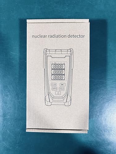 Mastfuyi Dosímetro de Radiação Nuclear com Contador Geiger, Detector de Radiação Nuclear Recarregáve