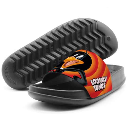 Popfunk Looney Tunes Bugs Daffy Pair Unisex Adult Slides Adjustable Flip Flop Sandals Officially Licensed Hypd Slydr Switch™4