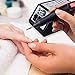 Nagelfräser Elektrische, Elektrische Nagelfeile Maniküre Set, Nagelfeile Elektrisch, 20000u/Min Einstellbarer Geschwindigkeit für Acrylnägel Gelnägel Kallus Entfernen