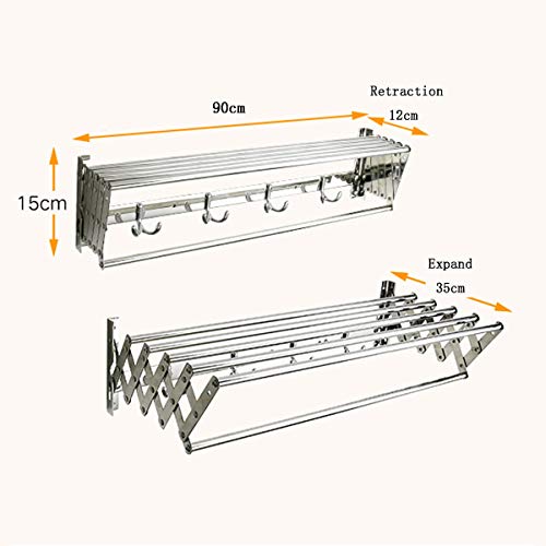 Range-serviettes pliant LWX pour optimiser l'espace bien-être de votre douche - 6