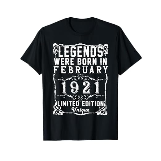 Cumpleaños Febrero 1921 Edición Limitada Regalo February Camiseta