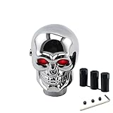 ASUBHA Skull Shifter Knob, Personalized Skull Shifter Head with Adjustable LED Double...