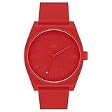Material: Silikon rot Adidas Unisex Analog Quarz Uhr mit Silikon Armband Z10-191-00