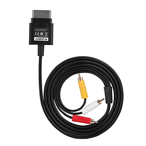 Game Console AV Cable Audio Video Cable for The Game Players 1.8M Component ABS TV Cord AV Cable Audio Video Cord 360 Slim