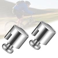 Yuqilin 2 Stück Fahrradspeichen Magnets, Magnet Stark Geschwindigkeitssensor, Fahrrad Zubehör Halterung Sensor, Metall Magnetischer Tachometer Sensor, Speichenmagnet für Ebike Sport Bike Mountainbike