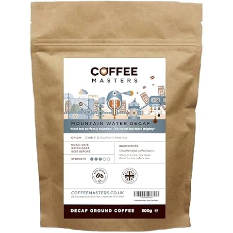 Coffee Masters Mountain Water Decaf Ground Coffee Cover