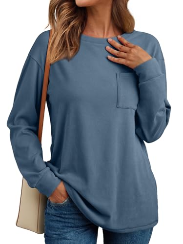 Image of AUTOMET Womens Long Sleeve T Shirts Crewneck Sweatshirts