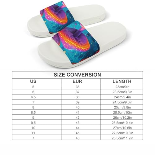 Glowing Mushroom Funny House Sandals Non Slip Shower Slippers Quick Drying Bathroom Shoes for Women Men2