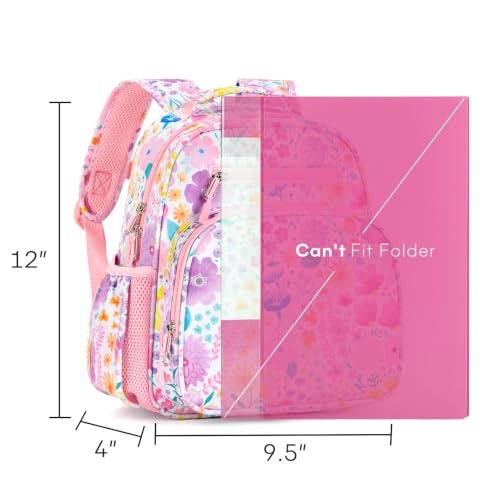 mibasies Toddler Backpack Flower Pink
