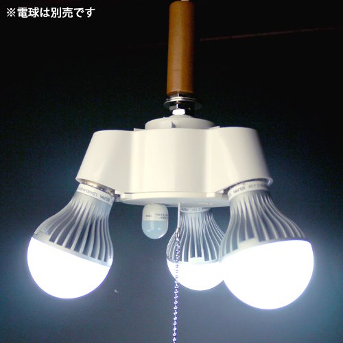 Amazon.co.jp : 3灯ペンダントライト ナツメ球ソケット付 ケーブル20cm