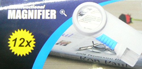 LENTE microscopio 15 x luminosa-para una visibilidad óptima en cualquier lugar y condizone (Ideal para Numismatici, ideal para viajes)