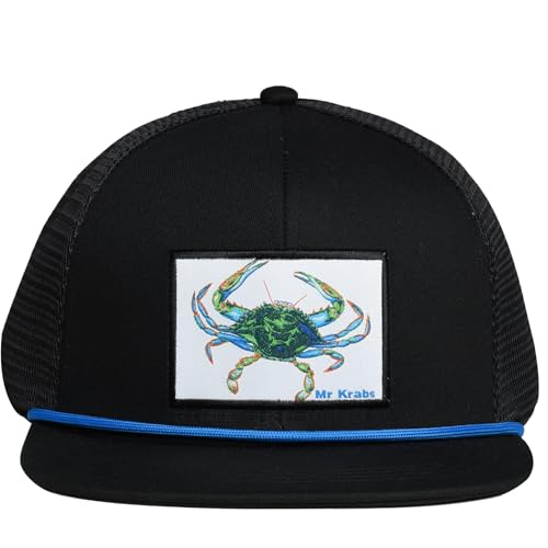 Image of EDTREK Outdoorsman Pro Trucker Breathable Mesh Performance Cap - Flat Brim Snapback Hat