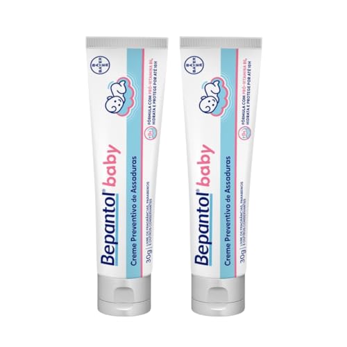 Kit 2 Cremes Pomadas de Assaduras Vit B5 com 30g cada, Total 60g - Bepantol Baby