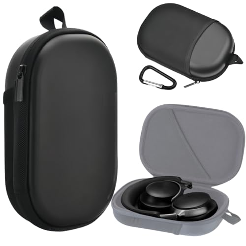Honlyn Headphones Case for Bose QC45/QC35/QC25/QC15/QC Ultra II/Ultra Gaming Headset QC25 PU Hard Shell Travel Carrying Case Bag with Cable Storage for Bose QC45 II QC35 II Accessories