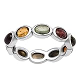 ring turmalin rosa Metall: - 925 Sterling Silber, Rhodium Finish für lang anhaltendes Finish