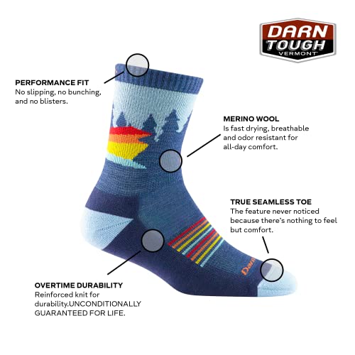 Darn Tough (Style 3037) Junior's Van Wild Micro Crew Lightweight with Cushion Sock2