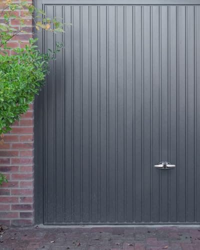 JUVA Garagentor Schloss Torgriff | Kreuzgriff für Garagentore | T-Griff, Drehgriff mit Schloss abschließbar 8 mm Vierkantstift | Metall verchromt poliert | Tor Schloss Garagentorgriff