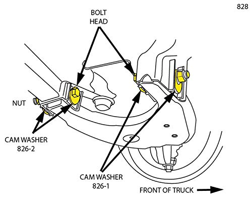 MOOG K100129 ALIGNMENT CASTER ajustable para solucionar el desgaste irregular de neumáticos 3