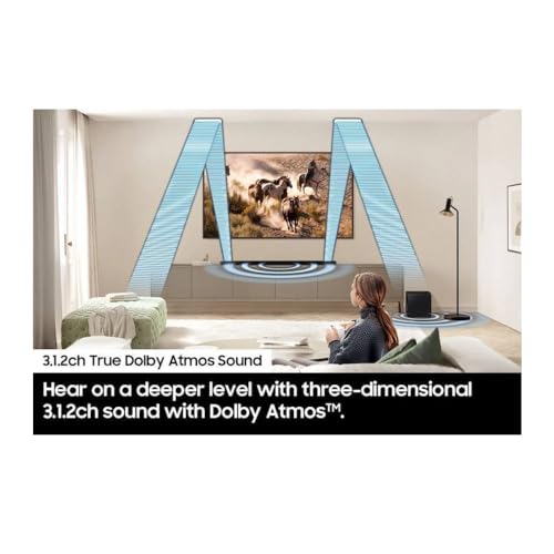 Image of SAMSUNG HW-S800D /ZC Slim Series Soundbar with Wireless Dolby Atmos, 3.1.2Ch, Subwoofer, DTS:X, Game Mode pro, Built-in Voice Assistant, Black Color [Canada Version] (2024)