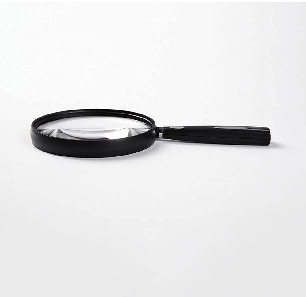 Mano Che Tiene la Lente d'Ingrandimento,Lente d'Ingrandimento Leggere Il Vecchio del palmare Lettura HD Riparazione Elettronica Ottica Riproduzione di Testo Antico Ingrandisci Specchio