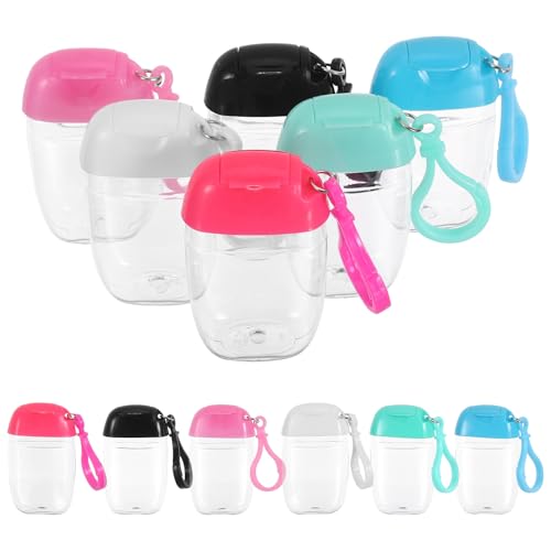 CATIEBYE 12�Z�b�g �R��h�~�|�[�^�u���l�ߑւ���{�g�� 30ml �L�[�`�F�[���t����PET�� �g�їp�t�̃f�B�X�y���T�[ ���ϕi�◷�s�p�g�C���^��