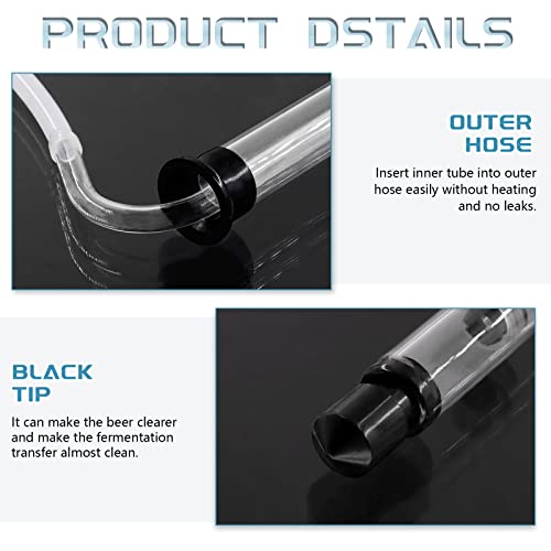 Cimeton 16Pcs Airlock Set For Fermentation, Auto Siphon With 6 Feet Clear Tubing, Twin Bubble S Type Airlock With Silicone Stopper And Rubber Grommets #TOP2