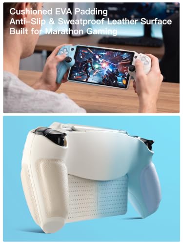 Image of UYIYE PlayStation Portal Case, Slim Gradient Protective,White Blue Gradient