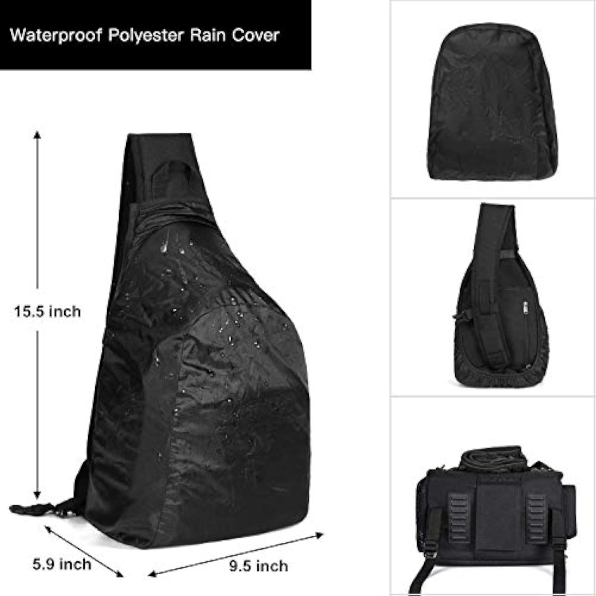 Sling Backpack Camera Bag with Tripod Holder