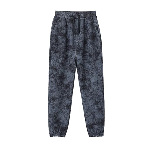 BILIKEYU Boys Fall Winter Sweatpants Kids Prints Elastic Waist Loose Fit Trousers with Pockets for 4 to 12