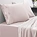 1800 Thread Count Sheet Set â€“ Soft Egyptian Quality Brushed Microfiber Hypoallergenic Sheets â€“ Luxury Bedding Set with Flat Sheet, Fitted Sheet, 2 Pillow Cases, Queen, Beige