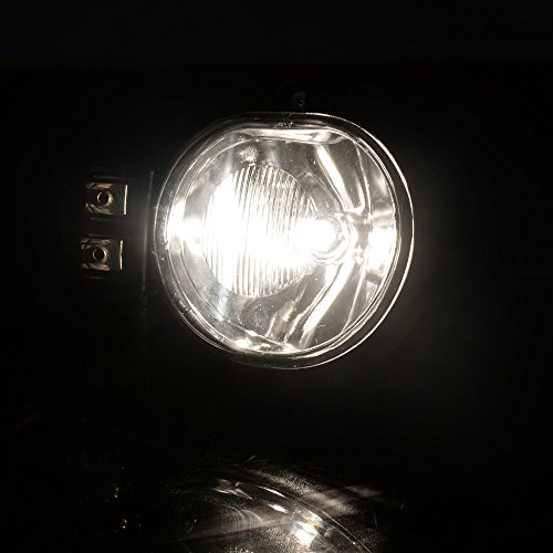 G-Plus Fog Lights Compatible With Dodge Ram 1500 2002-2008/2003-2009 Ram 2500 3500/2004-2006 Durango Pair+Bulb Driver And Passenger Side Driving Lamps Clear Lens #TOP3
