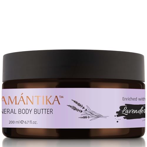 SEAMANTIKA - Manteca Corporal Mineral con Lavanda - Hidratación Intensa - Para Pieles Secas y Sensibles - Enriquecida con Manteca de Karité - Sin Parabenos, Sulfatos, Aceites Minerales - 250 ml