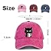 Feral but Fashionable – Cat Hat Edition, Adjustable Frownster Cat Coffee Hat, Grumpy Cats Trucker Hat, Cats Themed (US, Alpha, One Size, Pink)