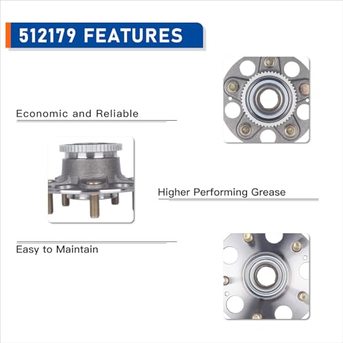 PAROD 512179 Rear Wheel Hub & Bearing Assembly Fit for 1999-2003 Acura TL, 1998-2002 Honda Accord V6 Models Only - REAR DISC by PAROD - Used condition - Image 5
