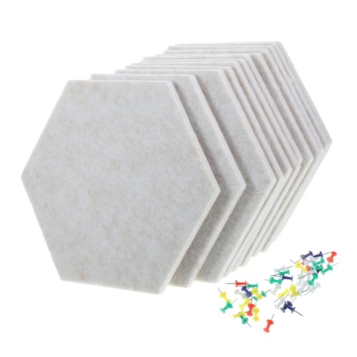 HAPINARY 1set Felt Mat Soundproofing Wall Board for Messages Decor Vibrant Colors for Home Office Kindergarten