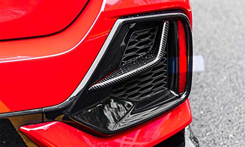 FK7 シビック後期フロントバンパーガーニッシュ フォグランプカバー 左右セット KUTOOK シビック fk7 ハッチバック パーツ アクセサリー
