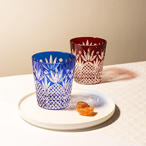 Set de 2 vasos Narumi GW6070-2270 azul y rojo 270 ml miniatura 3