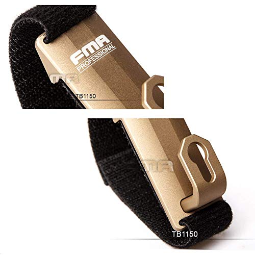 FMA Airsoft Sling Fixed Hook Shoulder Mount Clip Molle Vest Accessories TB1150 (Sand)