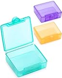 Small Pill Box 3 pcs,Cute Travel Pill Case Portable for Pocket Purse